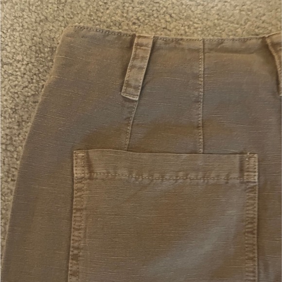 Sundance Women's Birdie Mae Wide Leg Pants Linen Cotton Blend Khaki- Size 8 - Picture 8 of 8